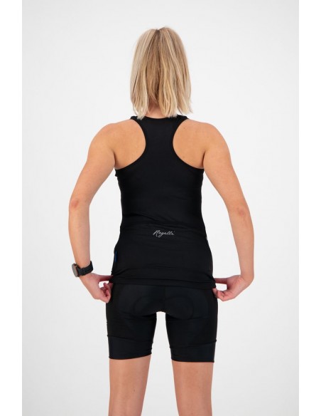 Maillot sans manches vélo femme Rogelli Abbey Noir