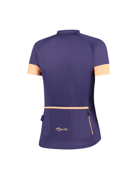 Maillot vélo femme Rogelli Modesta Violet/Corail