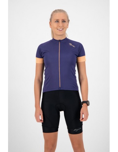 Maillot vélo femme Rogelli Modesta Violet/Corail