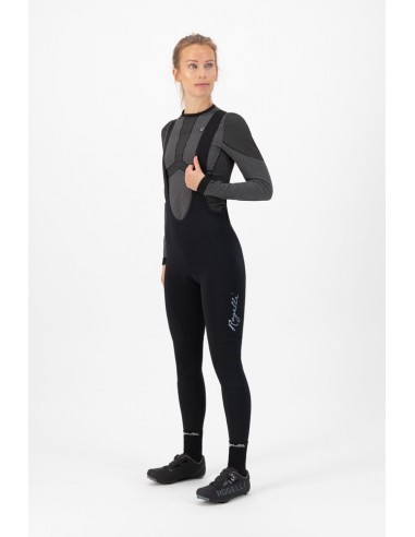 Cuissard vélo femme à bretelles Bib Rogelli...