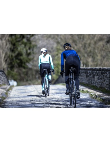 Cuissard vélo femme à bretelles Bib Rogelli...