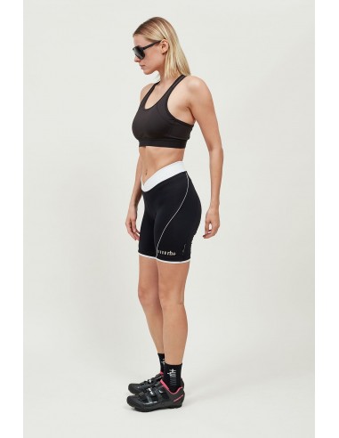 Cuissard vélo femme Pista cm18 RH+ Noir&Blanc