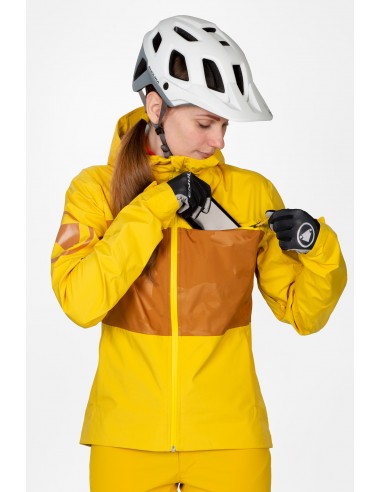 Veste VTT femme Endura SingleTrack II jaune/safran