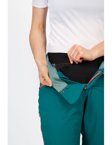 Short VTT femme Endura SingleTrack II bleu/vert