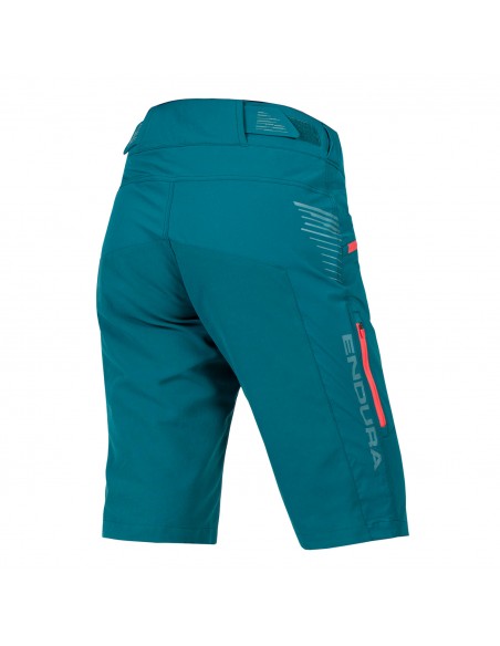 Short VTT femme Endura SingleTrack II bleu/vert