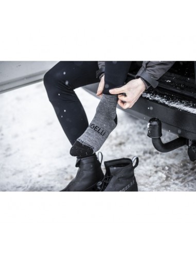 Chaussettes Vélo femme en Merino Rogelli lot de 2