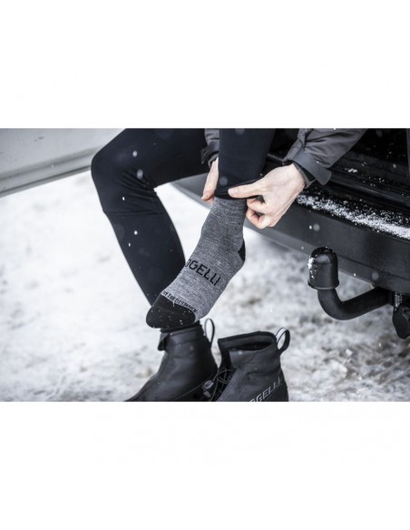 Chaussettes Vélo femme en Merino Rogelli lot de 2