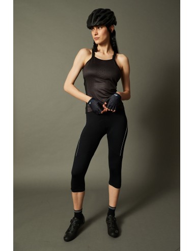 Débardeur vélo femme Fashion Lab RH+ Noir Écailles