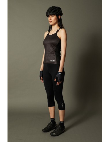 Débardeur vélo femme Fashion Lab RH+ Noir Écailles