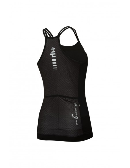 Débardeur vélo femme Fashion Lab RH+ Noir Écailles