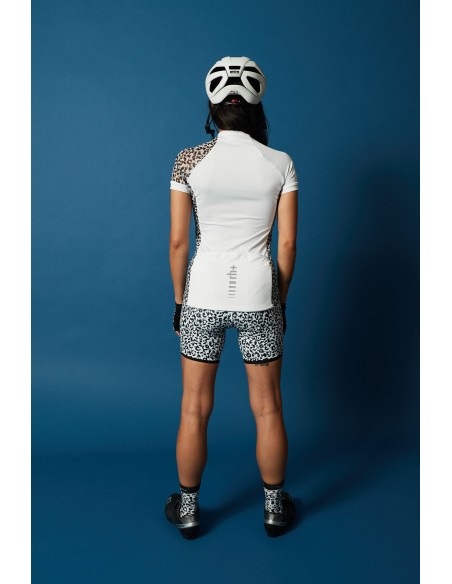 Maillot vélo femme Elite Evo RH+ Blanc Savane