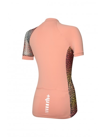 Maillot vélo femme Elite Evo RH+ Pêche / Arc en Ciel