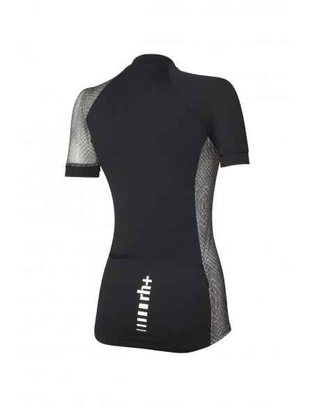 Maillot vélo femme Elite Evo RH+ Noir Écailles / Gris clair