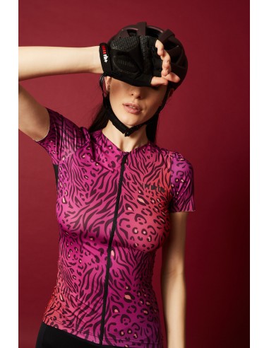 Maillot vélo femme Super Light RH+ Rose / Savane