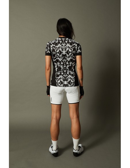 Maillot vélo femme Venere RH+ Noir / Blanc