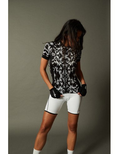 Maillot vélo femme Venere RH+ Noir / Blanc