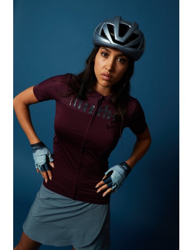Maillot vélo femme Logo RH+ Bordeaux / Cabernet