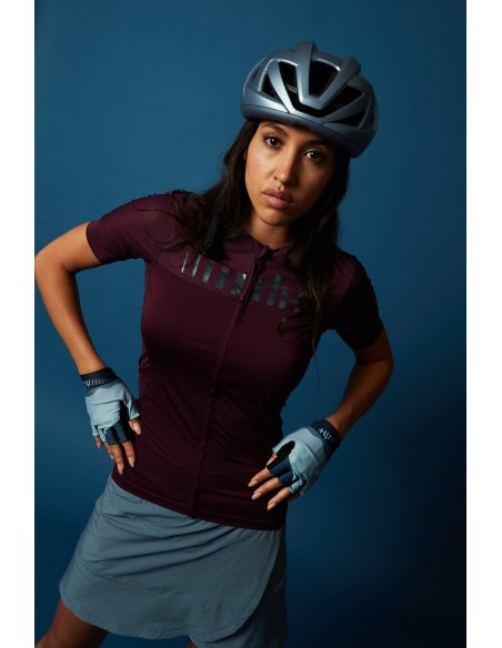 Maillot vélo femme Logo RH+ Bordeaux / Cabernet