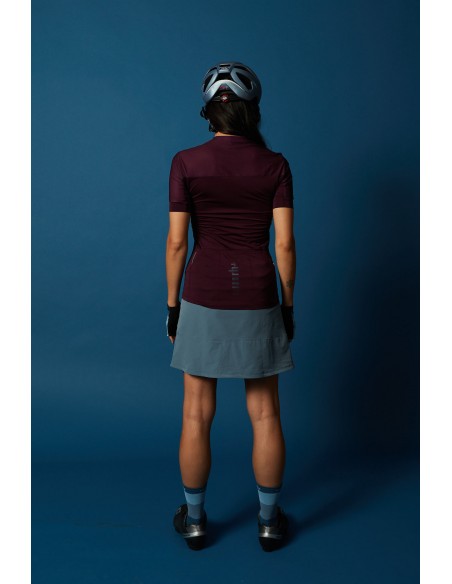 Maillot vélo femme Logo RH+ Bordeaux / Cabernet