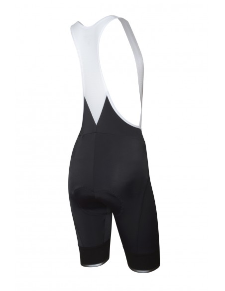 Cuissard vélo femme à bretelles Volata Bibshort RH+ Noir / Blanc