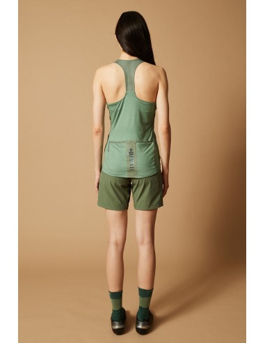 Maillot vélo femme sans manches Fashion Logo...