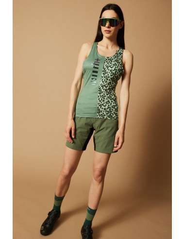 Maillot vélo femme sans manches Fashion Logo...