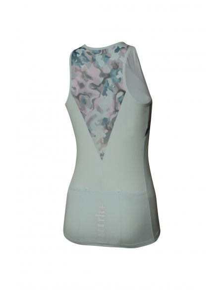 Maillot vélo femme sans manches Super Light RH+ Bleu Mauve