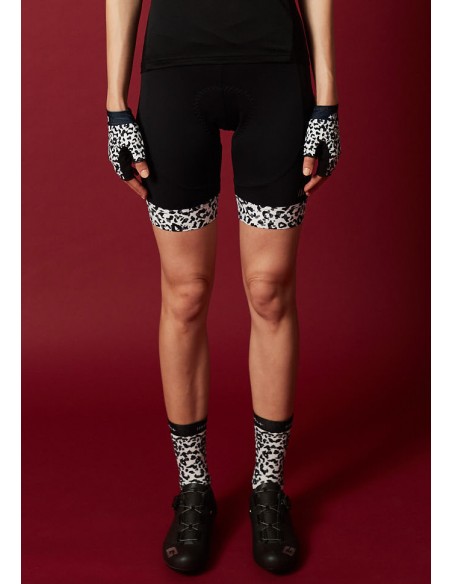 Cuissard vélo femme New Elite RH+ Noir / Blanc Savane