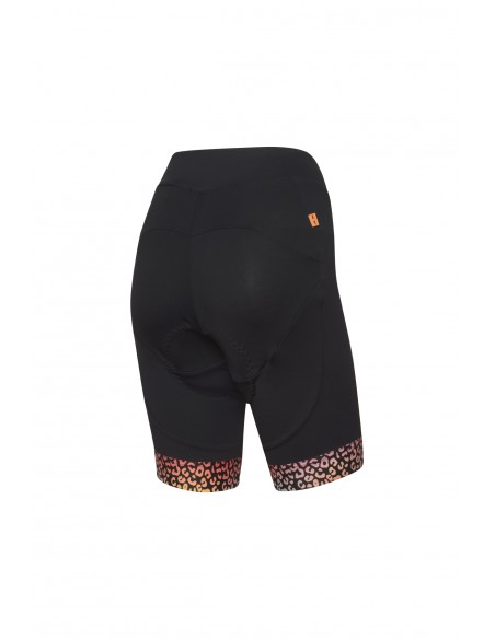 Cuissard vélo femme New Elite RH+ Noir / Arc en Ciel