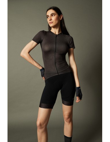 Cuissard vélo femme New Elite RH+ Noir / Écailles