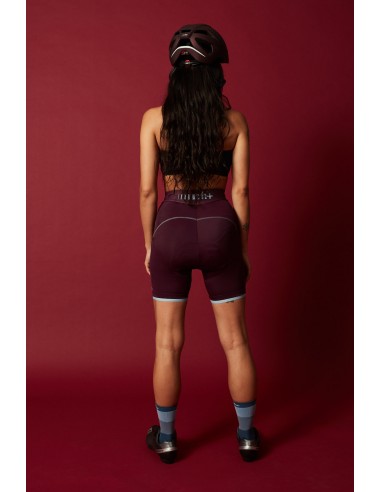 Cuissard vélo femme 15cm RH+ Bordeaux