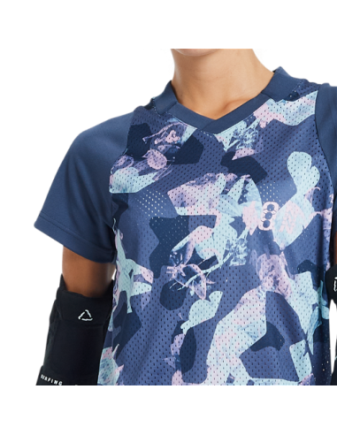 Maillot VTT femme ION Scrub bleu indigo