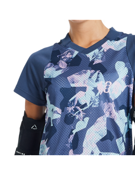 Maillot VTT femme ION Scrub bleu indigo