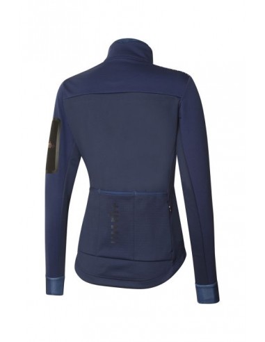 Veste de vélo femme Thermo RH+ bleue