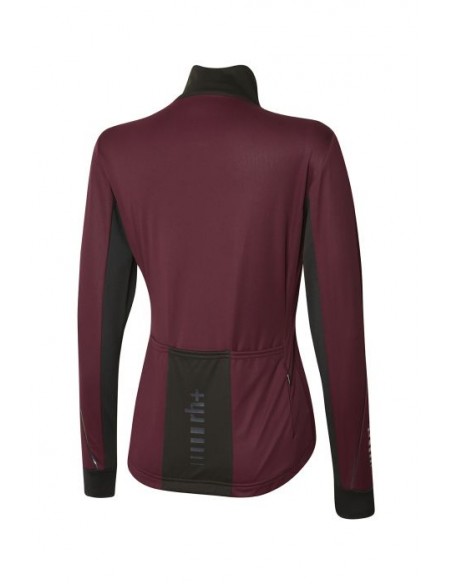 Veste de vélo femme Wind RH+ bordeaux