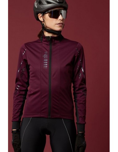 Veste de vélo femme Wind RH+ bordeaux