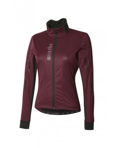 Veste de vélo femme Wind RH+ bordeaux