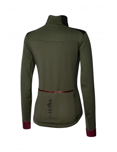 Veste de vélo femme Logo Thermo RH+ verte