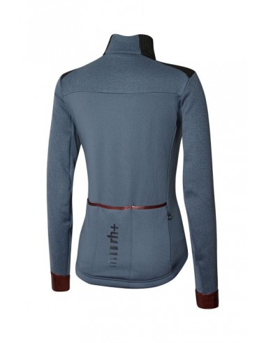 Veste de vélo femme Logo Thermo RH+ bleue