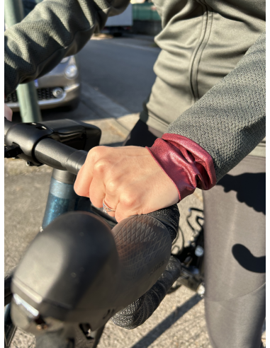 Veste de vélo femme Logo Thermo RH+ verte