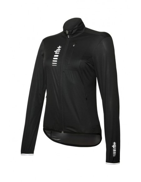 Veste de vélo femme coupe-vent et imperméable noire RH+