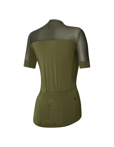 Maillot vélo femme Logo RH+ Kaki