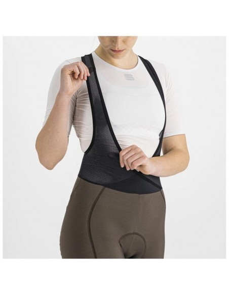 Cuissard long à bretelles Giara femme Sportful marron