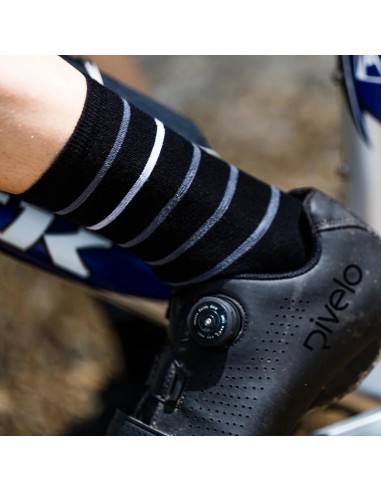 Chaussettes Vélo femme en Merino Rivelo Noir...