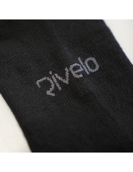 Chaussettes Vélo femme en Merino Rivelo Noir Lot de 3