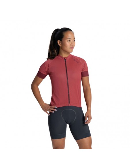Maillot vélo femme Rogelli Modesta Cerise