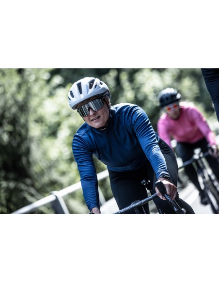 Maillot vélo femme manches longues Core Rogelli bleu