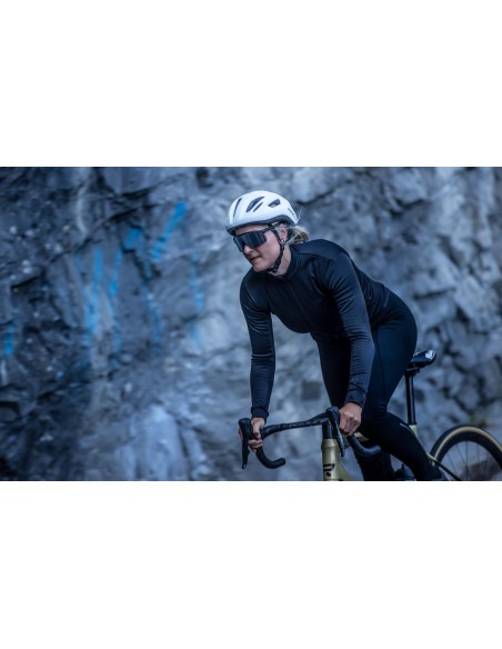 Maillot vélo femme manches longues Core Rogelli noir