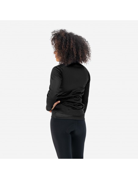 Maillot vélo femme manches longues Core Rogelli noir