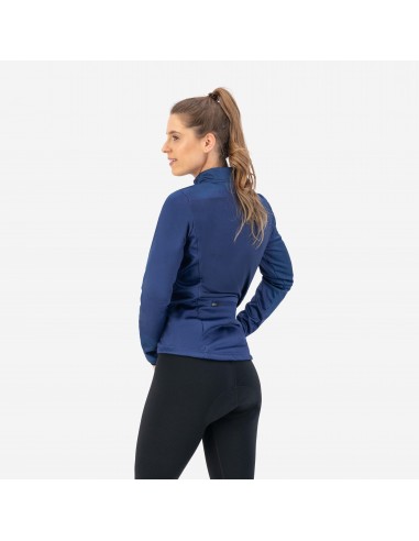 Veste vélo femme Rogelli Core Bleu Foncé